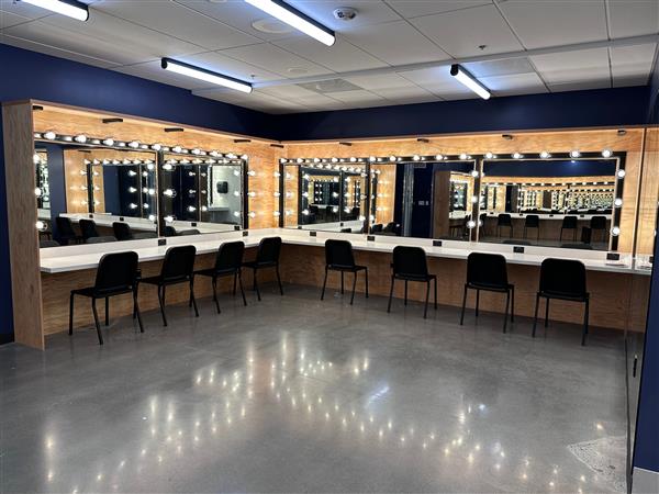 Makeup and dressing room